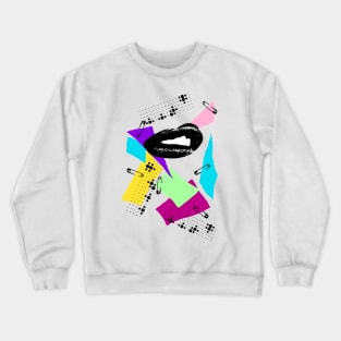 Punk Pop Lips Crewneck Sweatshirt